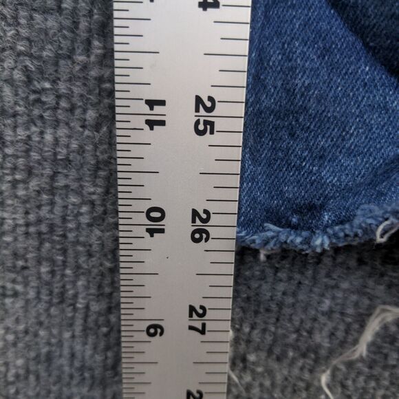 True Religion Women's Starr High Rise Cropped Straight Jeans Blue 27 Distressed - Picture 11 of 11